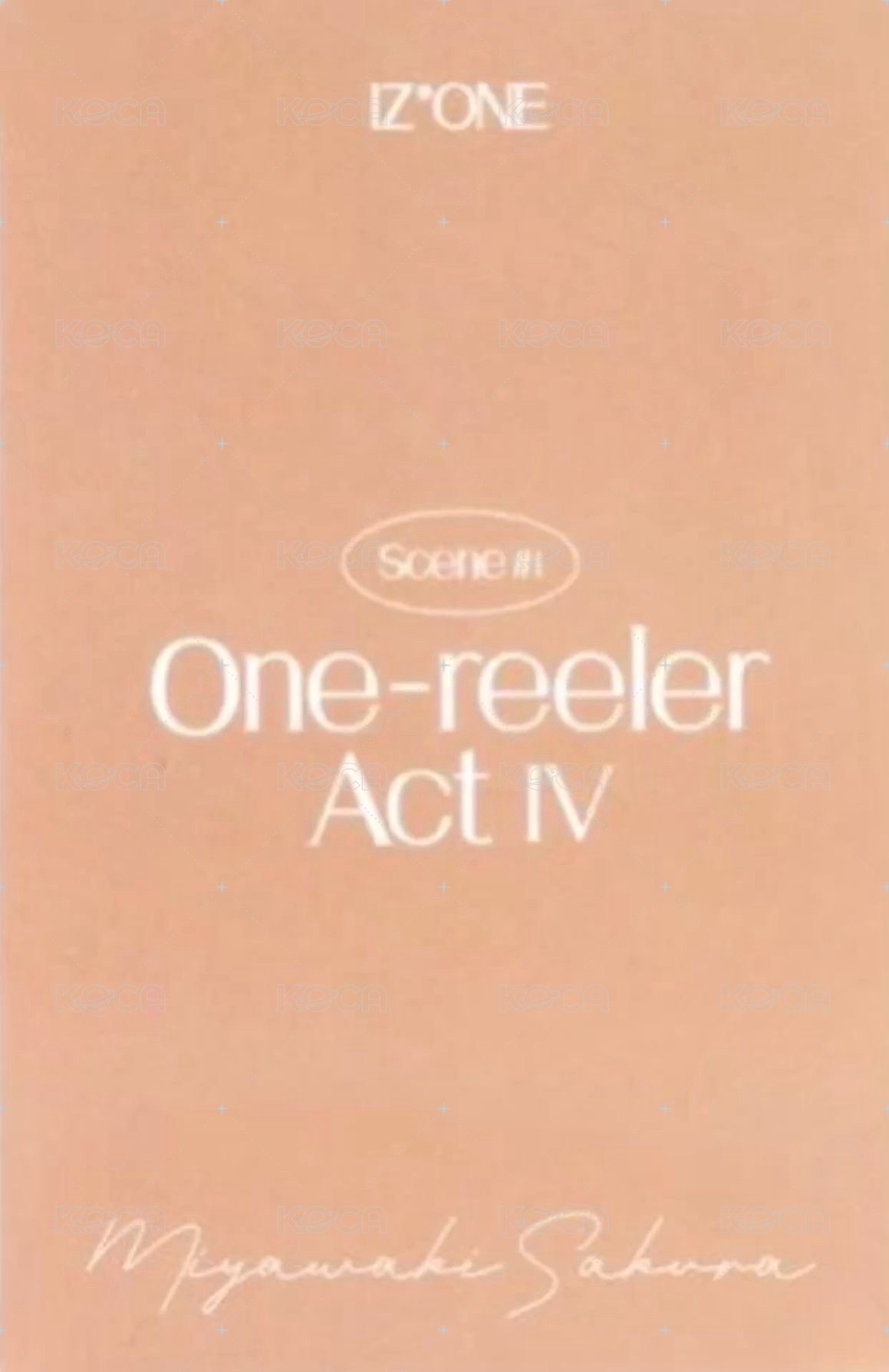 One-reeler / Act IV 專輯卡 SCENE#1 背面