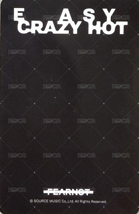 25‘巡迴 入場卡 / 場限卡 日巡zone 背面