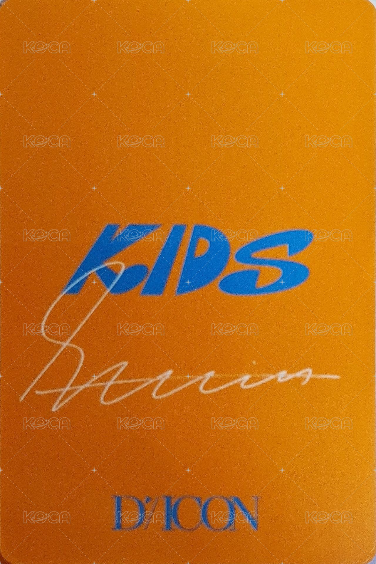 DICON D'FESTA 雜誌卡  背面