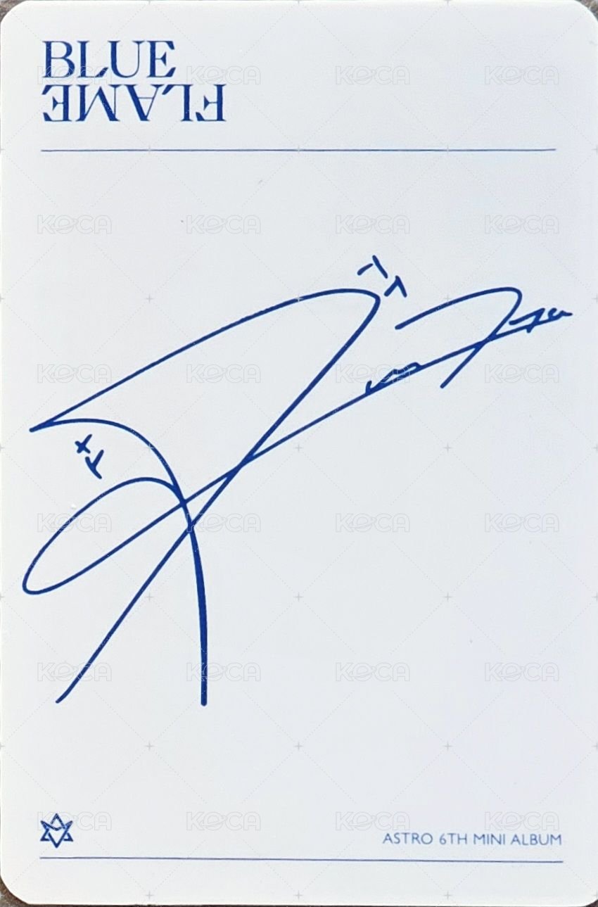 藍火 專輯卡 The Story ver. 背面