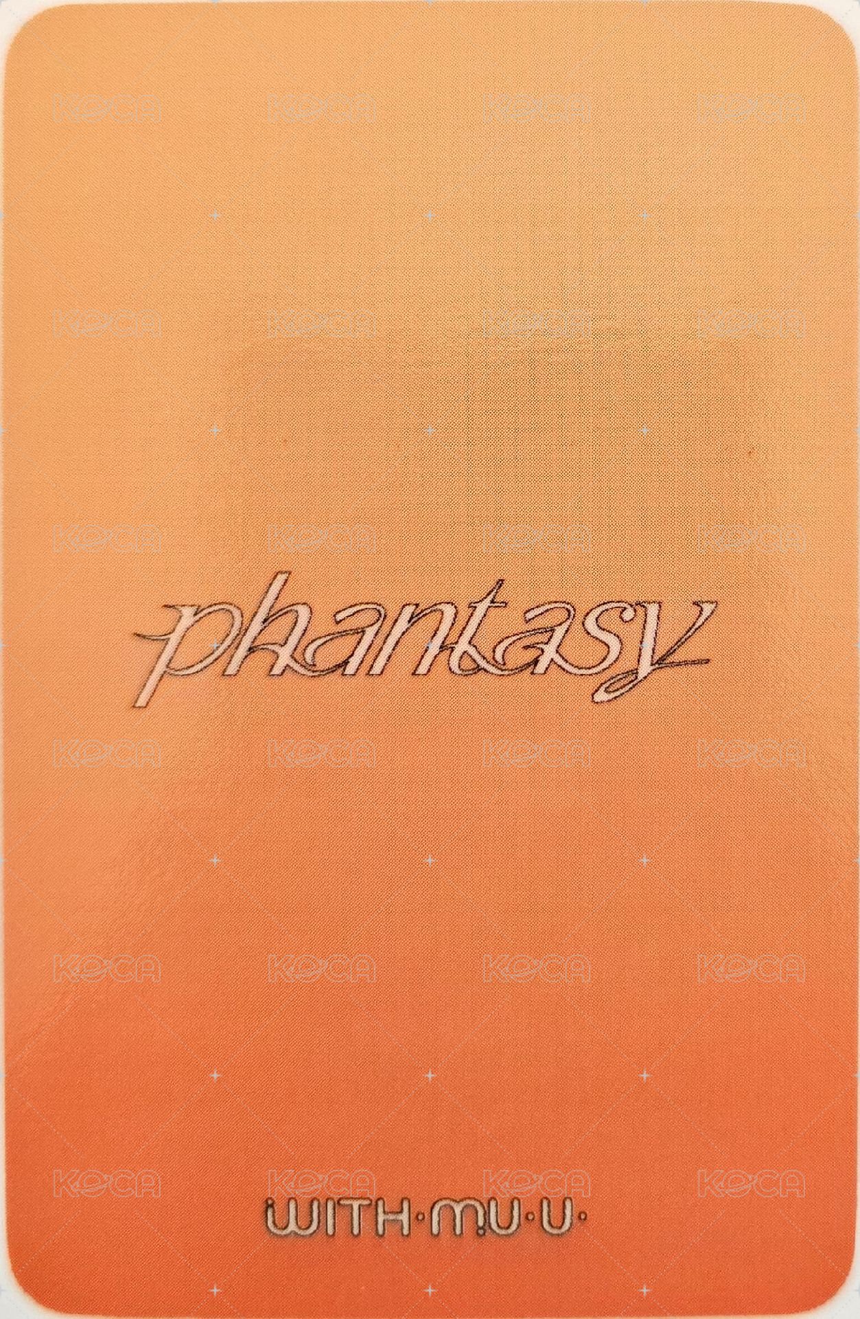 PHANTASY Pt.3 Love Letter wm 1.0 簽售卡 小不點ver. 背面