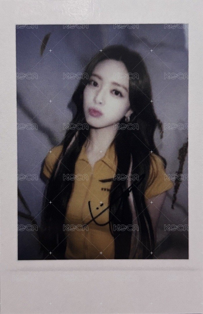 GOLD sr 預售 特典卡 拍立得 正面