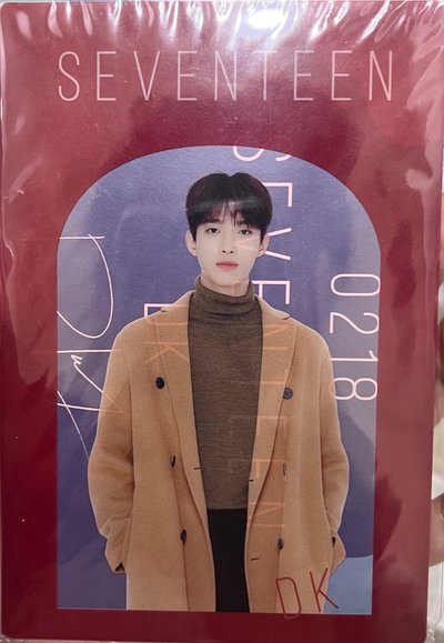 SEVENTEEN 冬季男友一番賞 明信片、徽章 🩷帶🩵