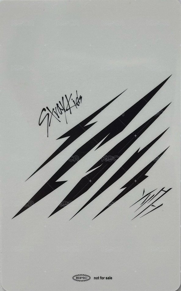 Scars JYP JAPAN Fanclub 特典卡  背面