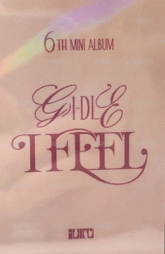 I feel tou 幸運卡 啦啦隊麵 背面