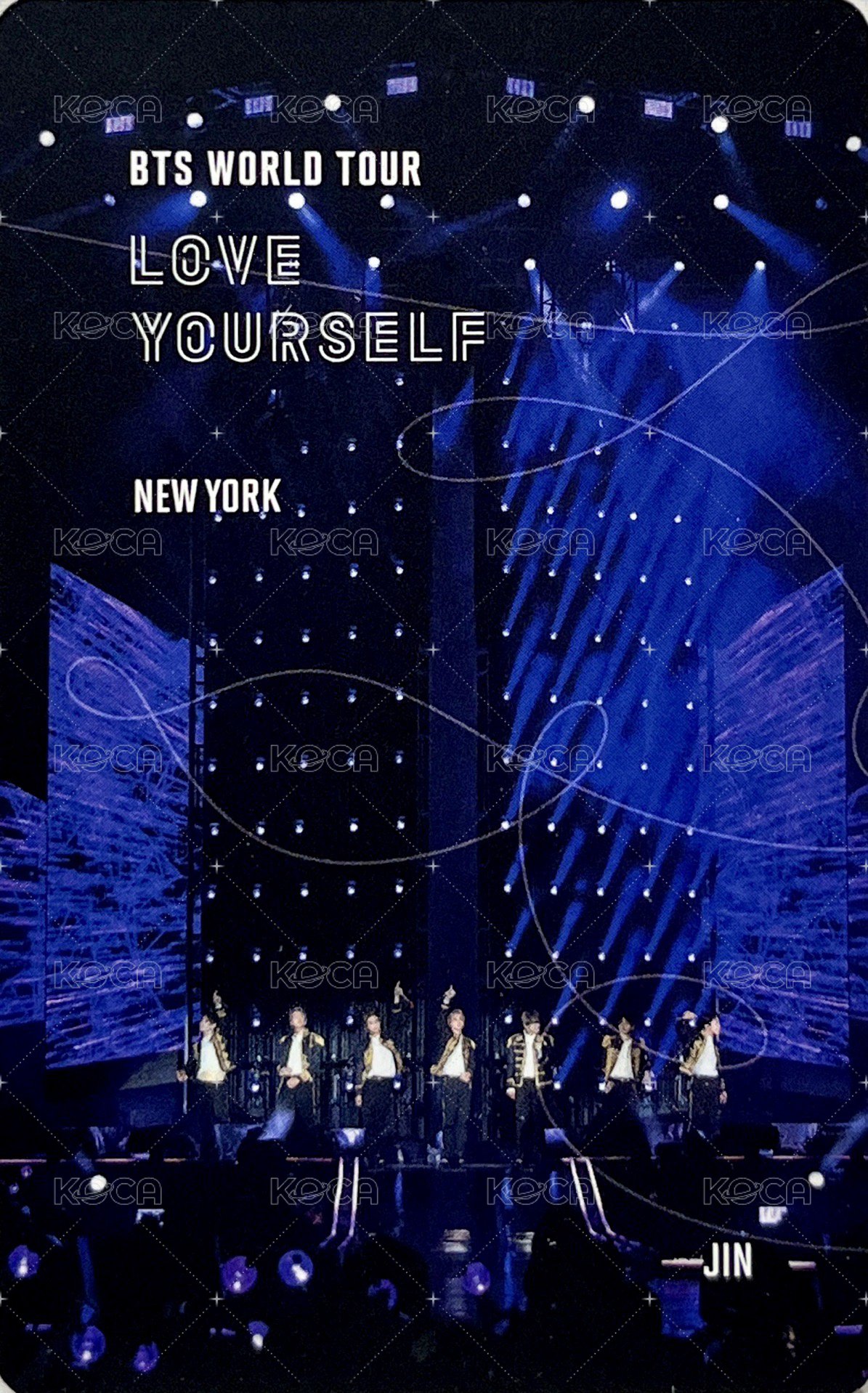 LY Tour 演唱會 DVD / CD 卡 紐約 藍光版 背面