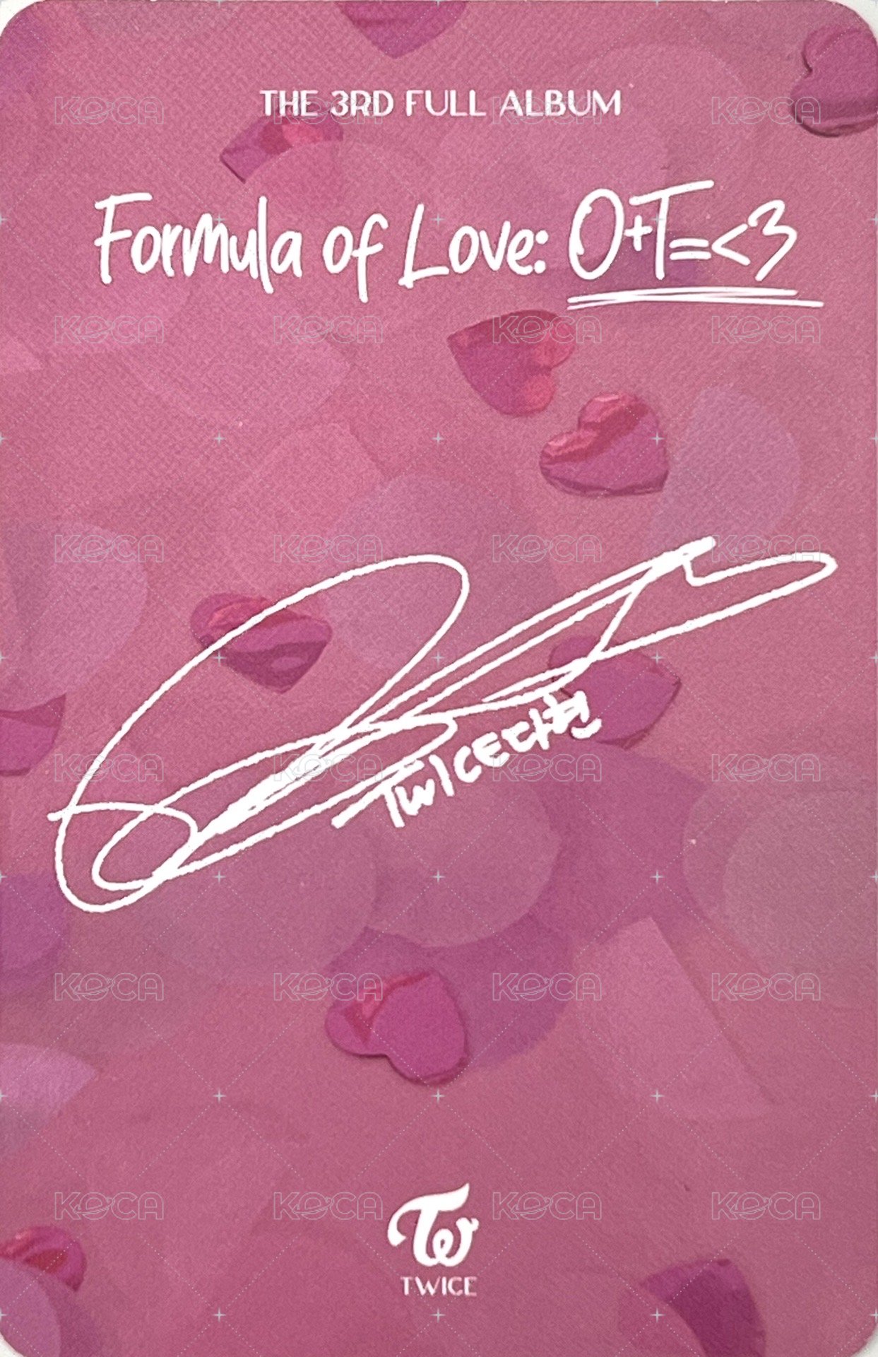 正規三 專輯卡  背面