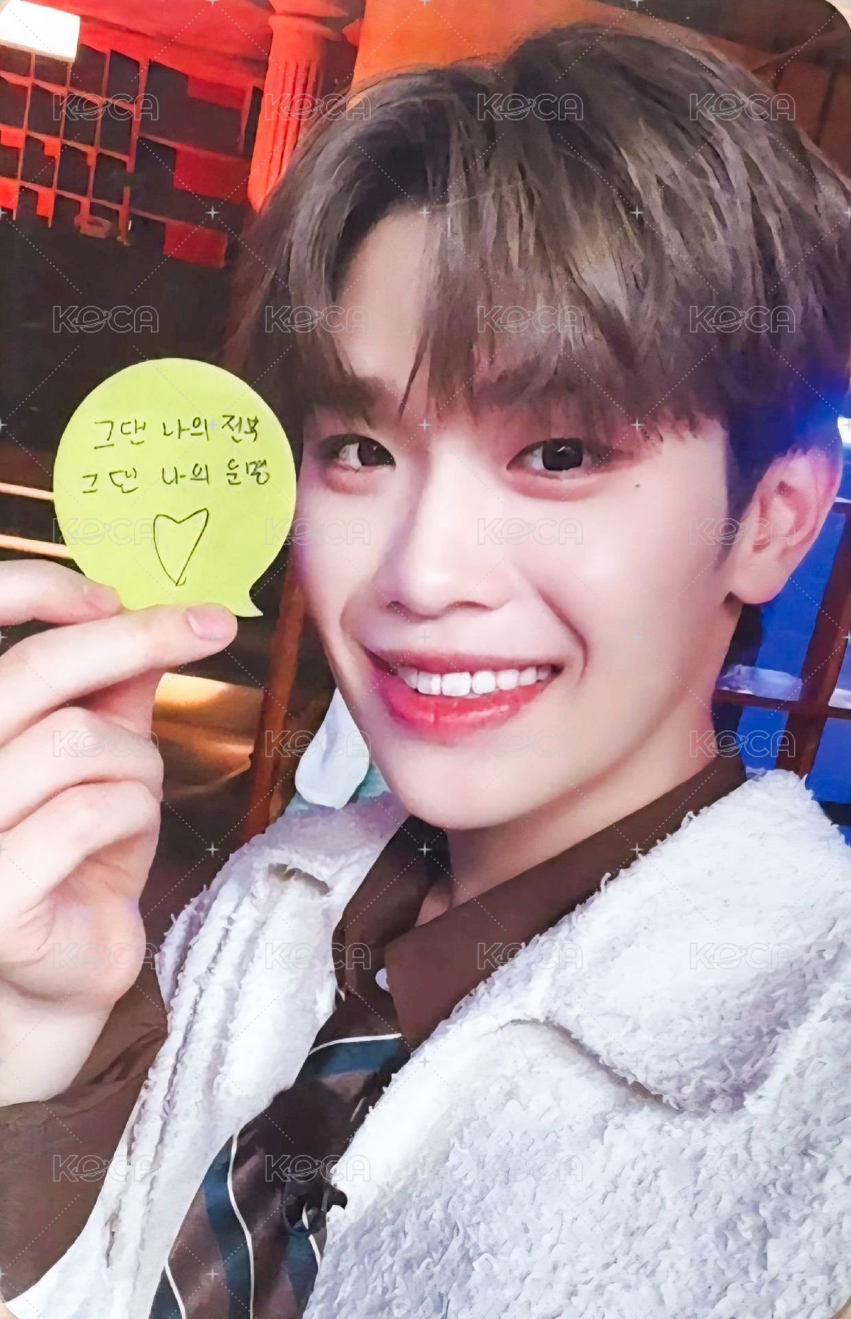 迷二 ms 簽售卡 便利貼 ver. 正面