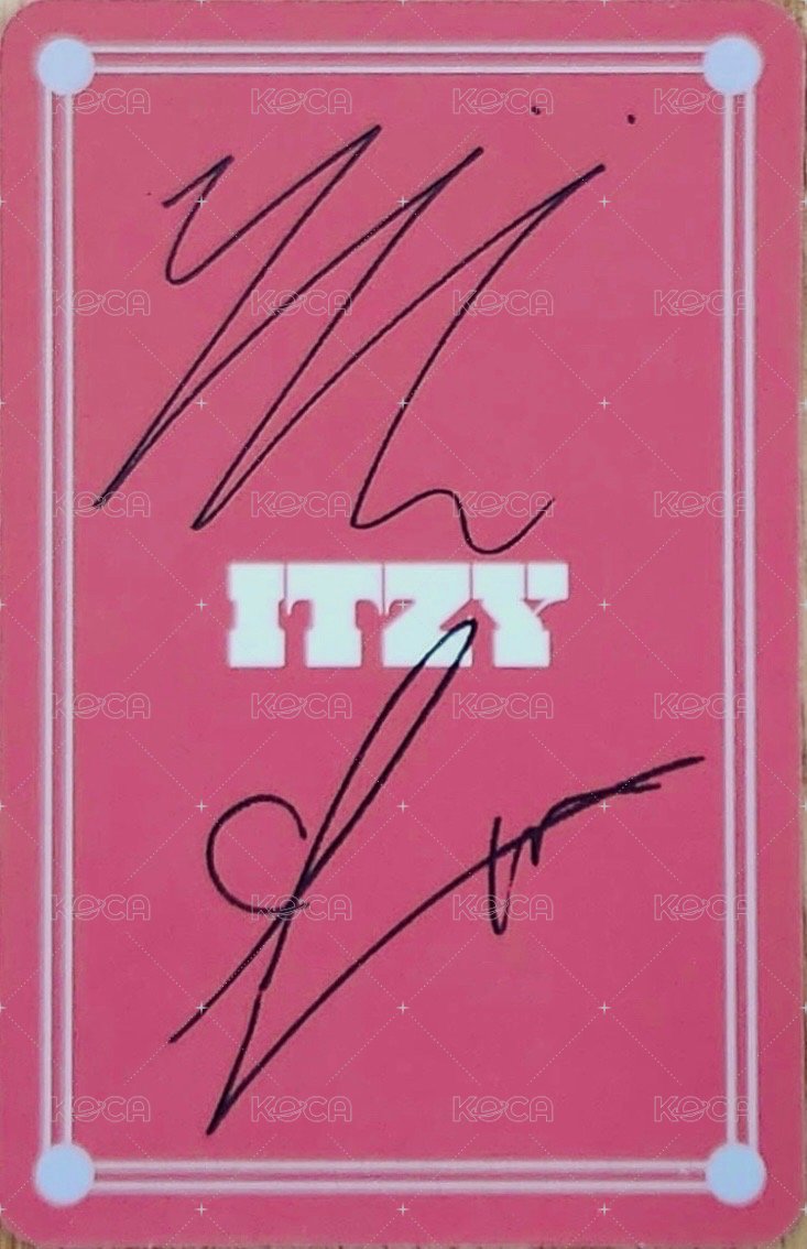 KILL MY DOUBT 專輯卡 單封 雙人卡 背面