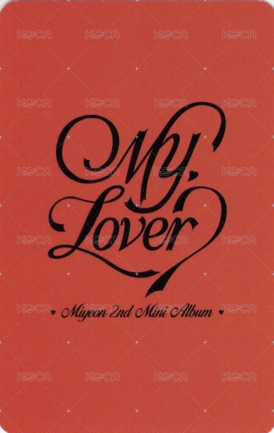 MY, Lover k4 線上2.0 簽售卡  背面
