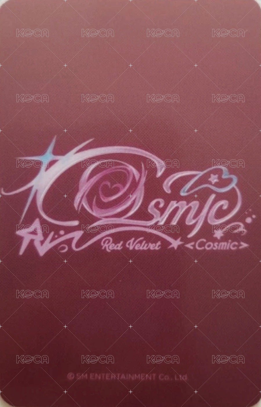 Cosmic ms 特典卡  背面