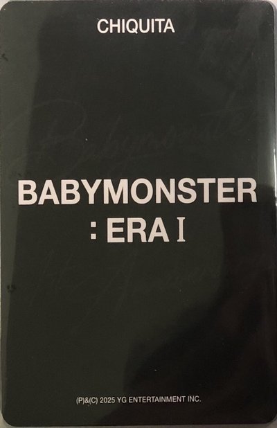 一週年寫真卡含明信片 CHIQUITA