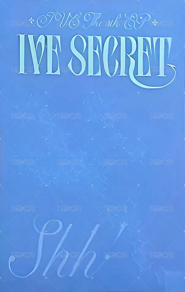 IVE SECRET 專輯卡 Shh ver. 背面