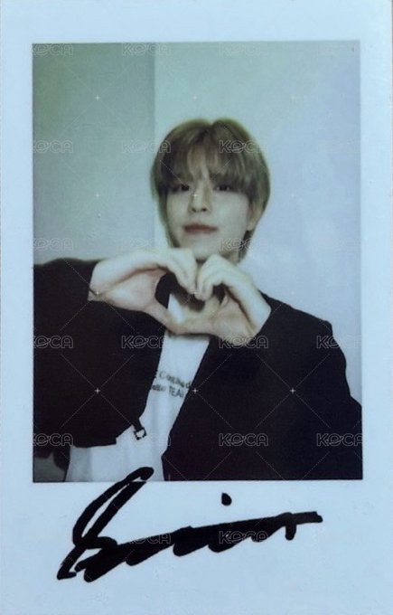 樂-STAR kms 簽售卡 拍立得 正面