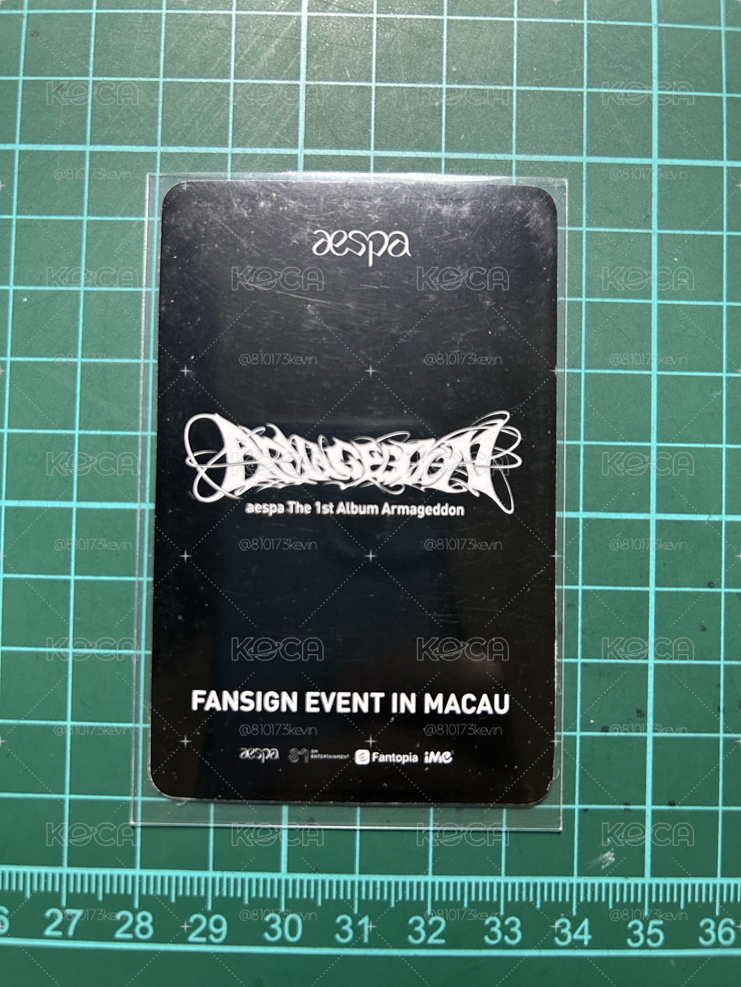 aespa Armageddon 澳門簽售 特典 寧