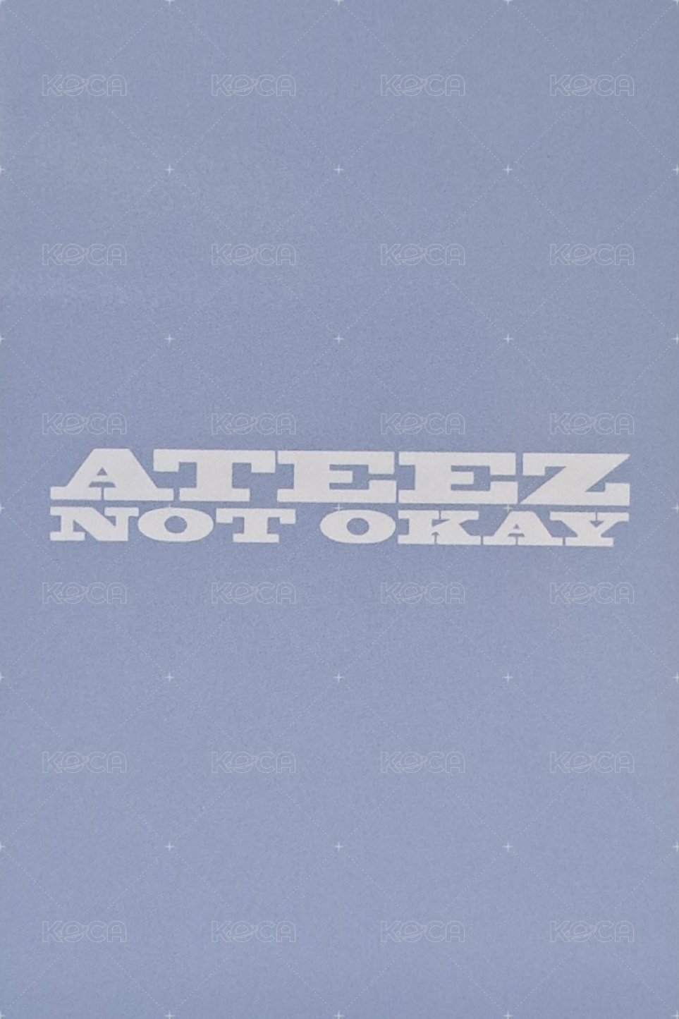 Not Okay 塔店 特典卡  背面