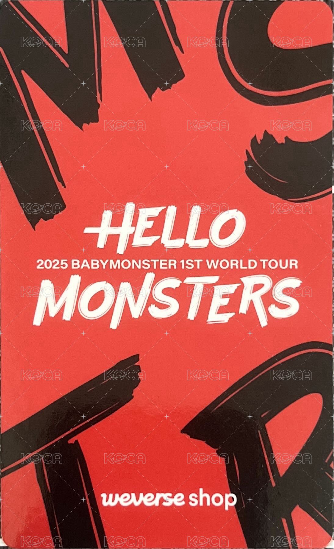 25世巡 台北展位 入場卡 / 場限卡 ver.A 背面