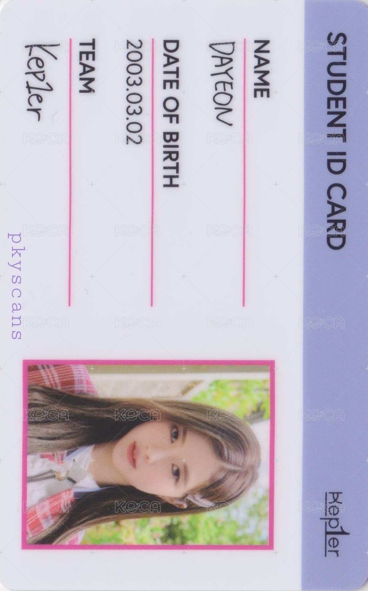 倫敦寫真 周邊卡 ID卡 正面