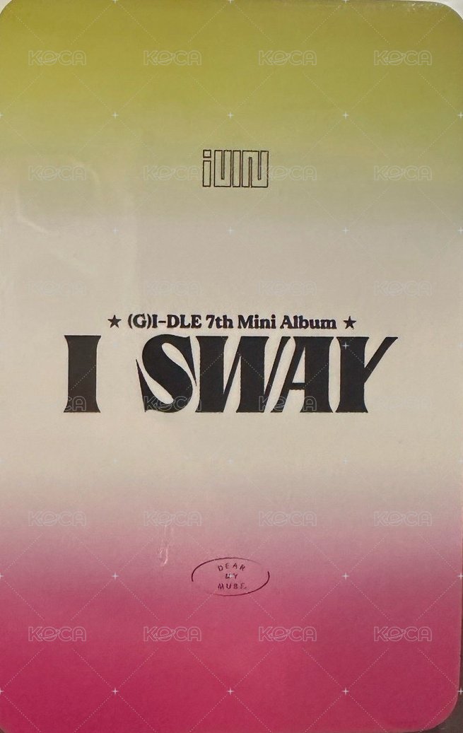 I SWAY dmm 3.0 幸運卡  背面