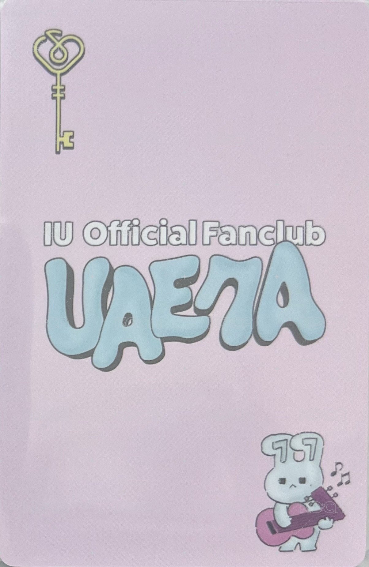 七期會員 會員禮卡 小卡 背面