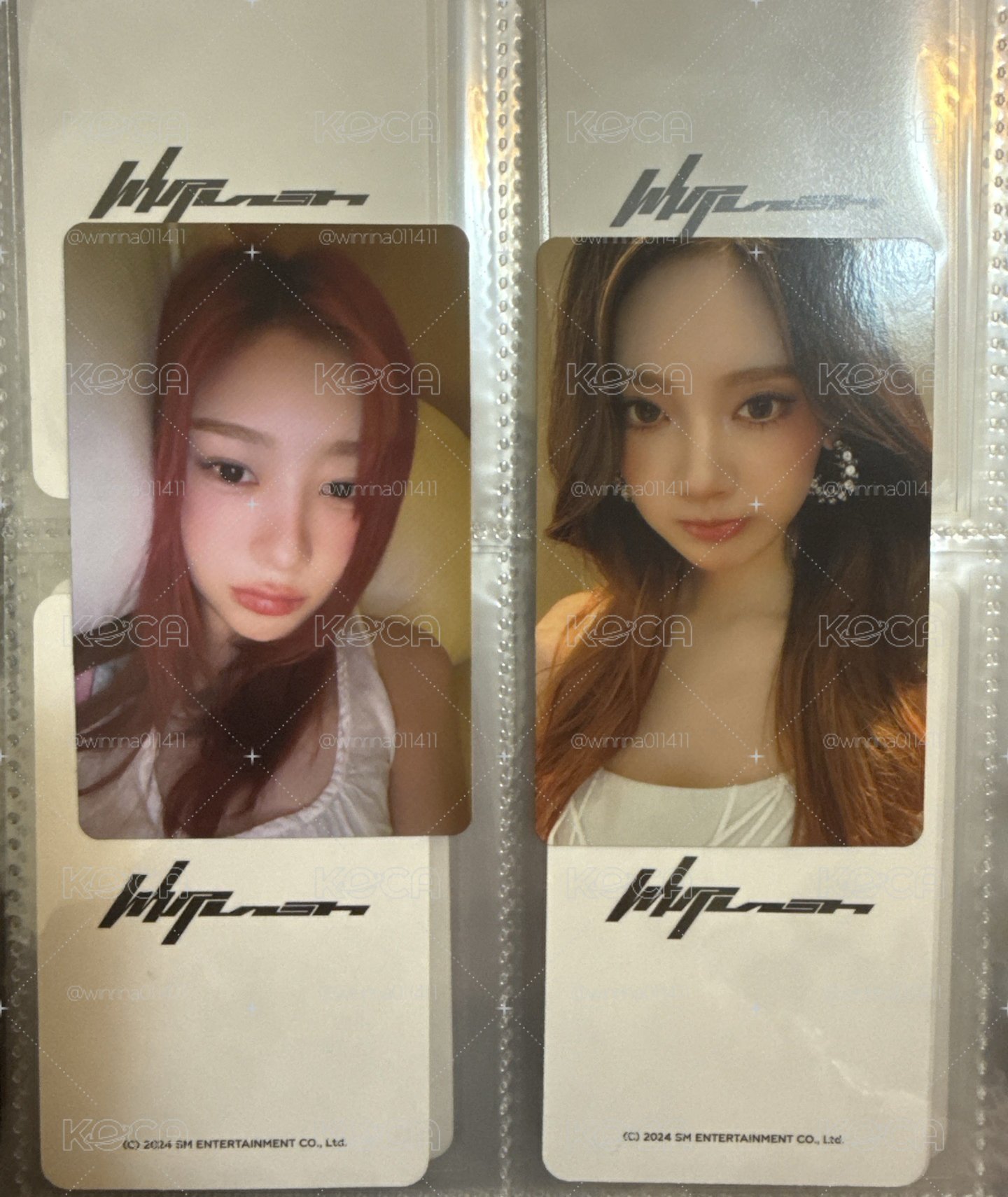 Dirty Work HMV 吉寧 特典卡 Ningning Giselle 