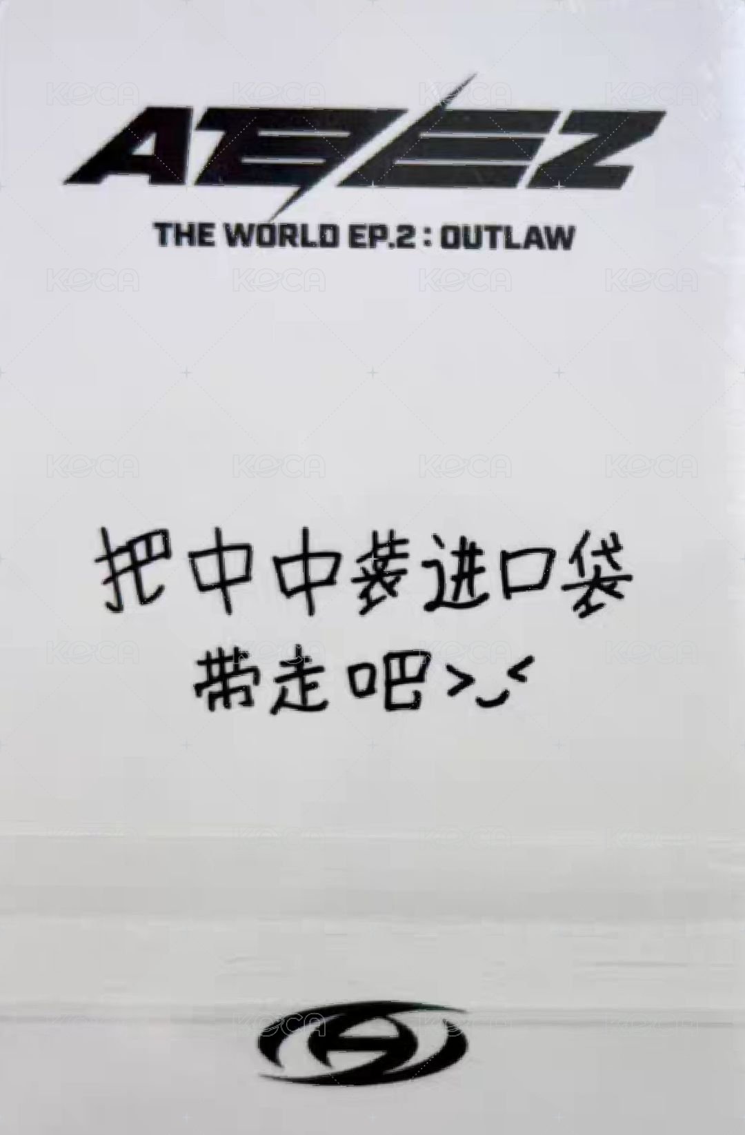 Outlaw yzy 特典卡  背面