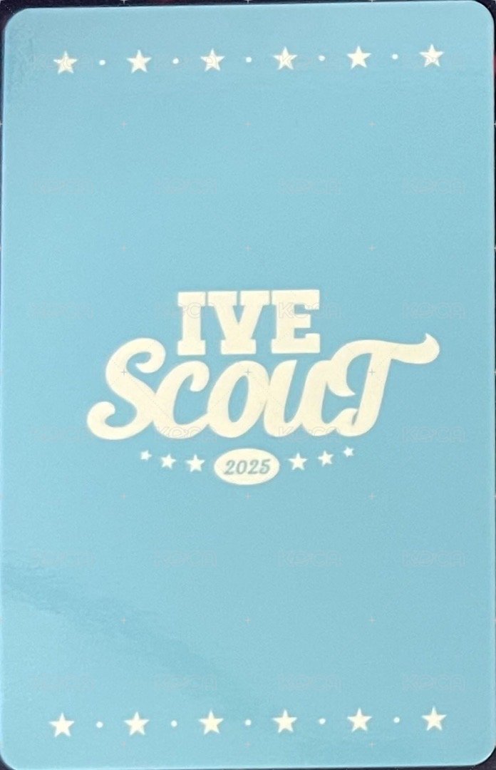 25’ FC IVE SCOUT 隨機卡  背面