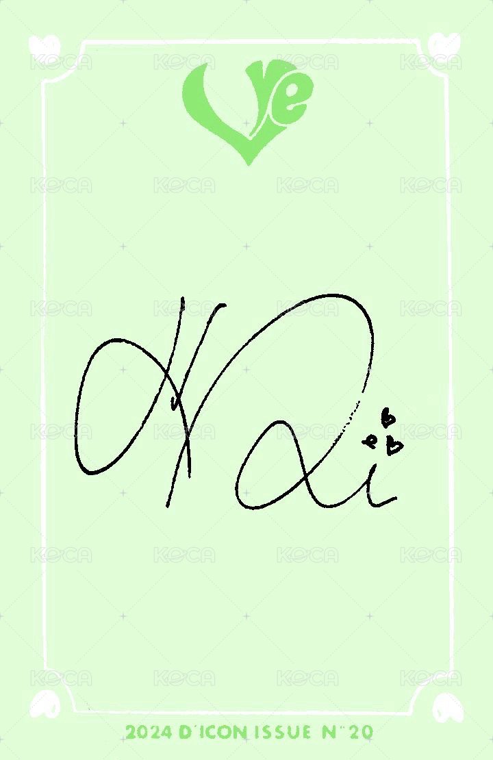 DICON 雜誌卡 A ver. 背面