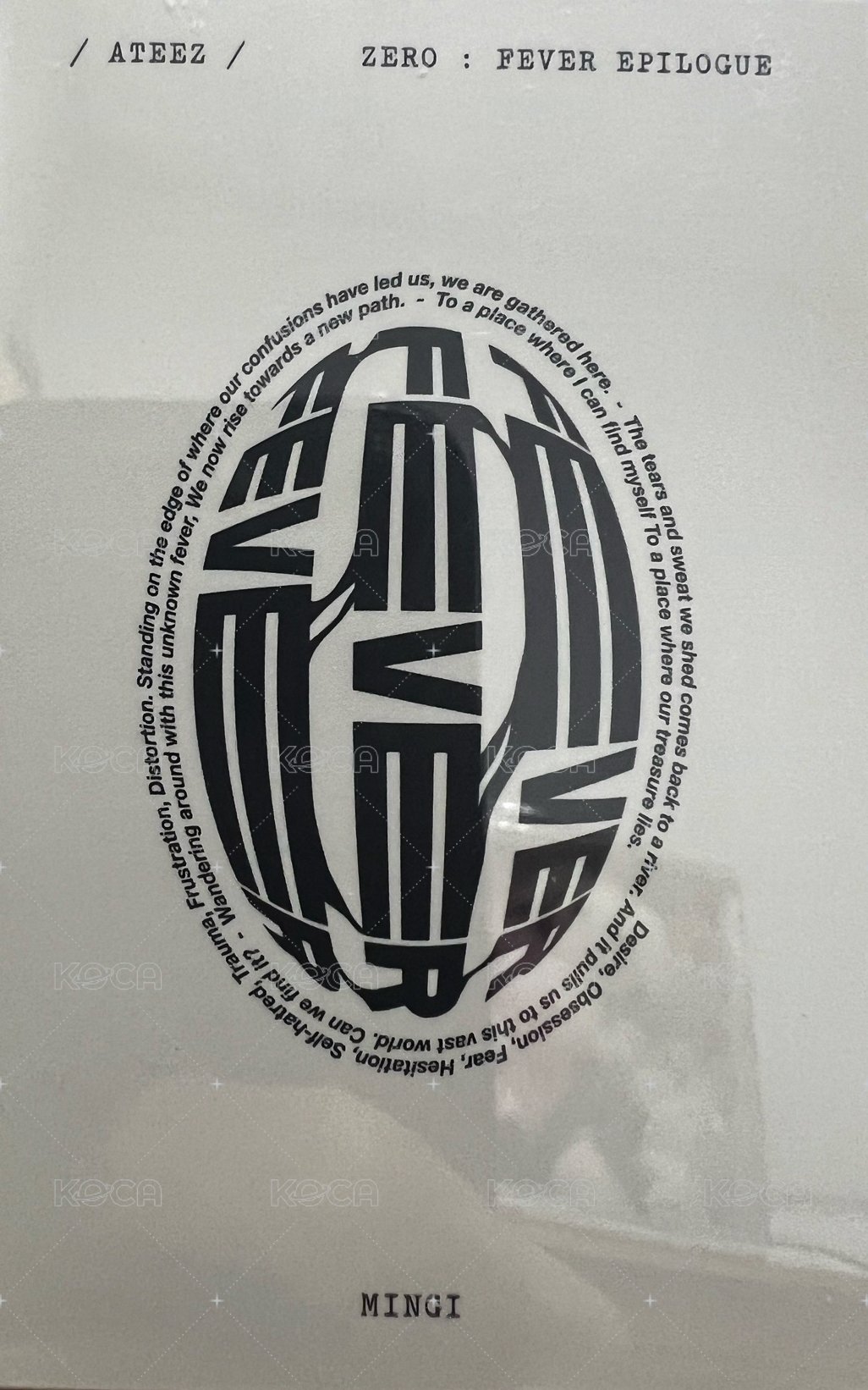 FEVER再版專 專輯卡  背面