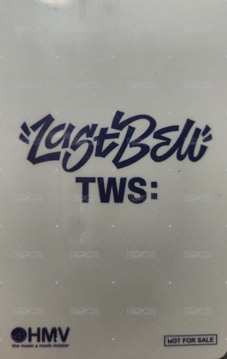 Last Bell hmv 幸運卡  背面