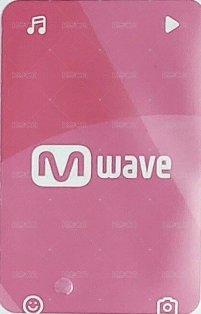 迷一 MWAVE 特典卡  背面