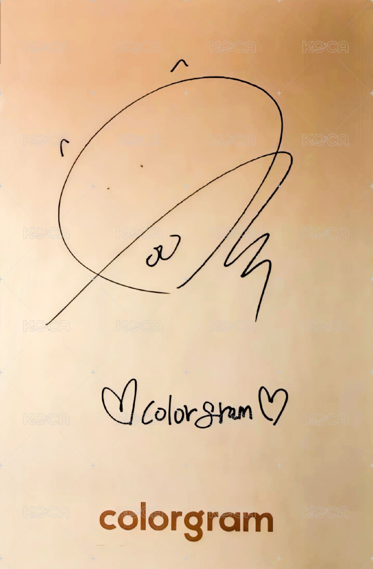 COLORGRAM 代言卡 2.0 背面