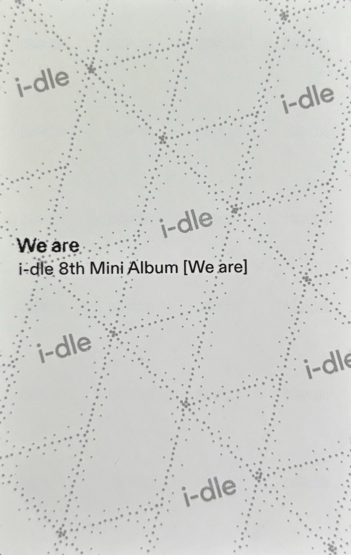 We are 專輯卡 美網JC專卡 背面