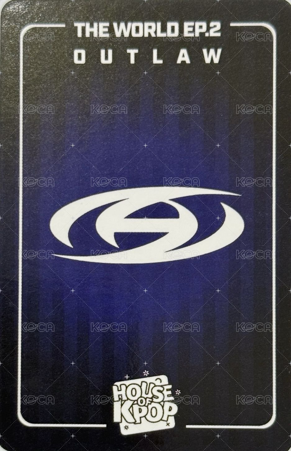 Outlaw House Of Kpop 新加坡線下 簽售卡  背面