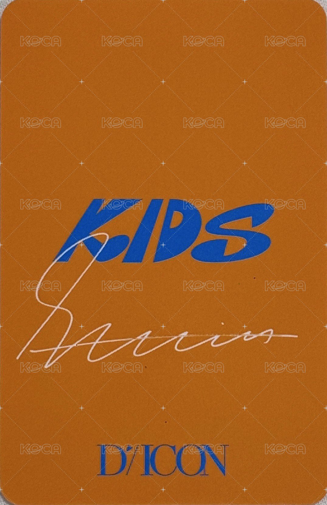 DICON D'FESTA 雜誌卡  背面