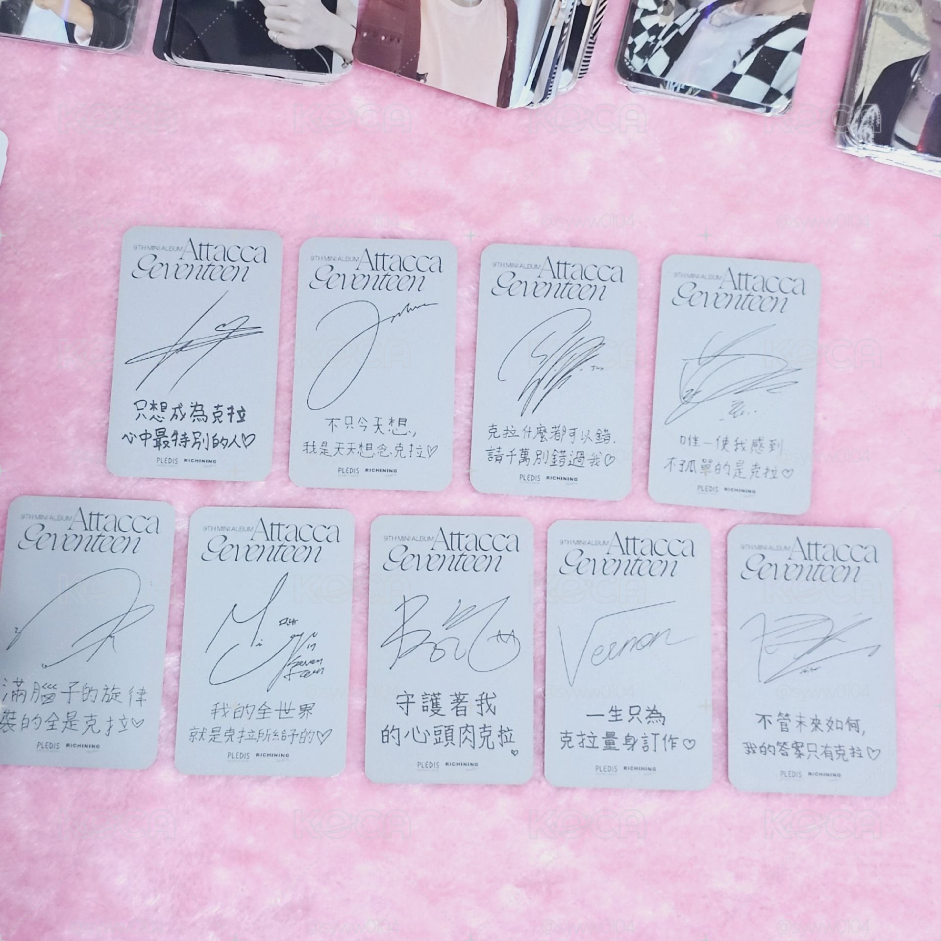 MINI9 RICHINING 2.0 簽售卡 