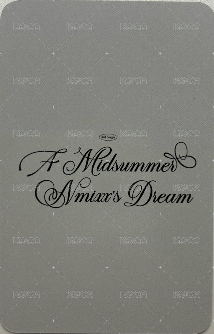 仲夏夜 k4 特典卡 預售裴 背面