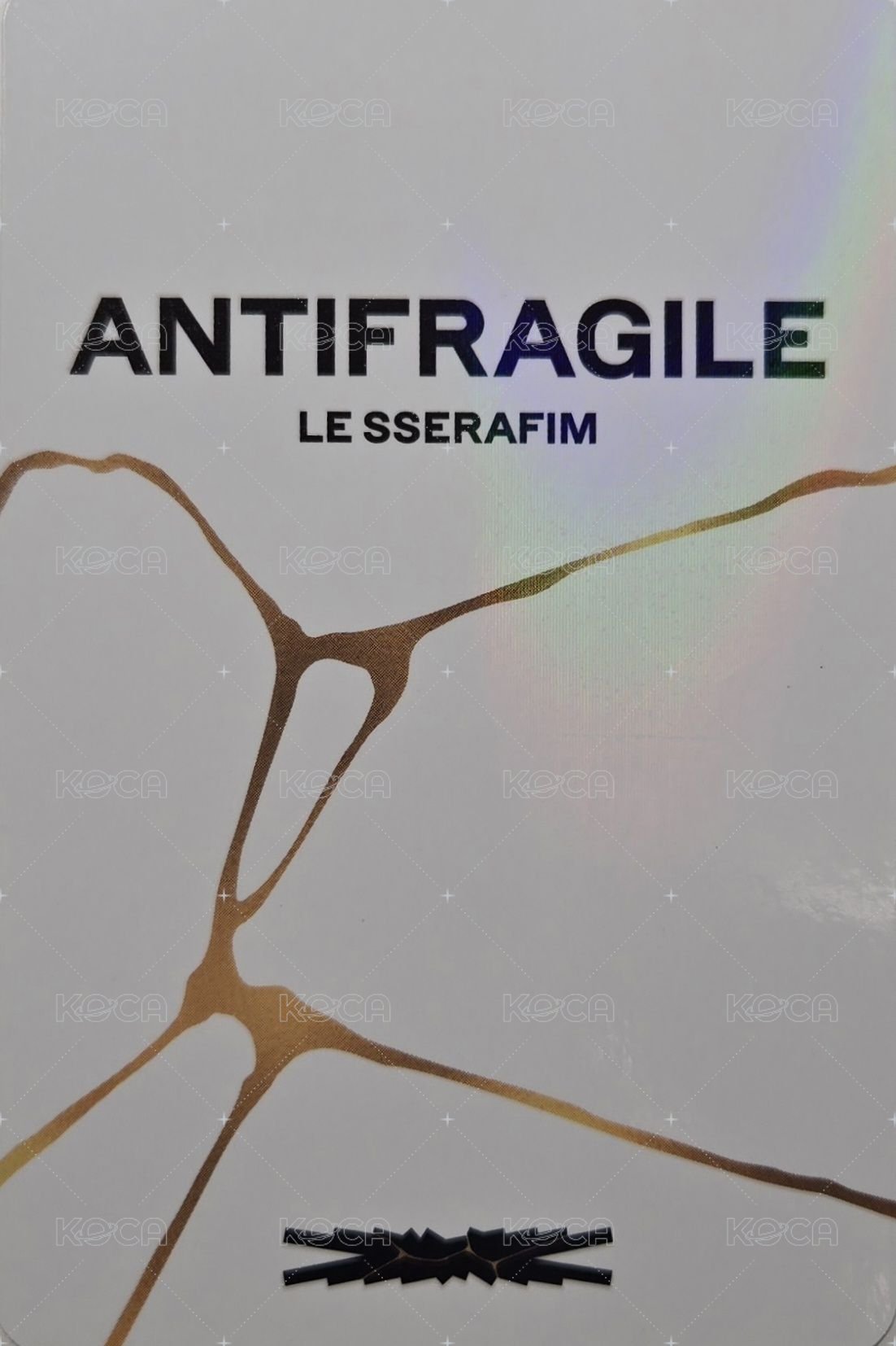 ANTIFRAGILE 新那拉 PB預售 特典卡 閃卡 背面