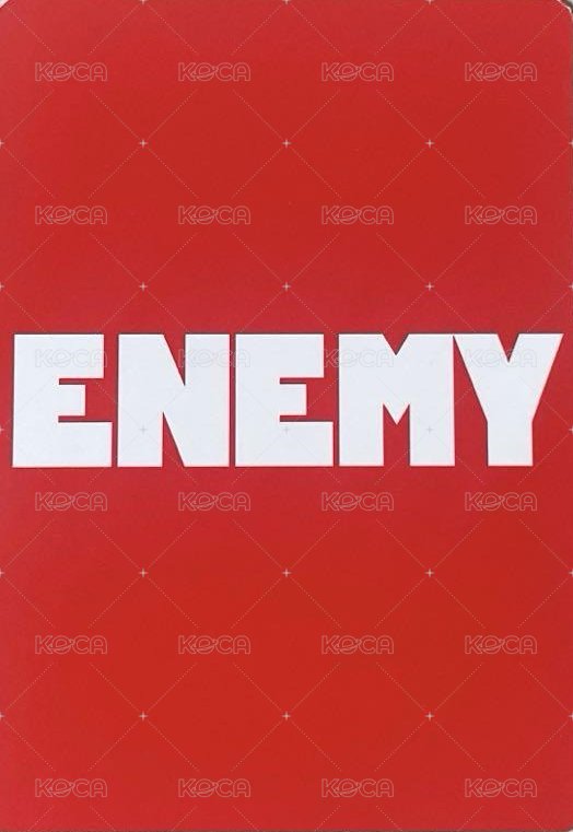 ENEMY 入場卡 / 場限卡 福岡場限 背面