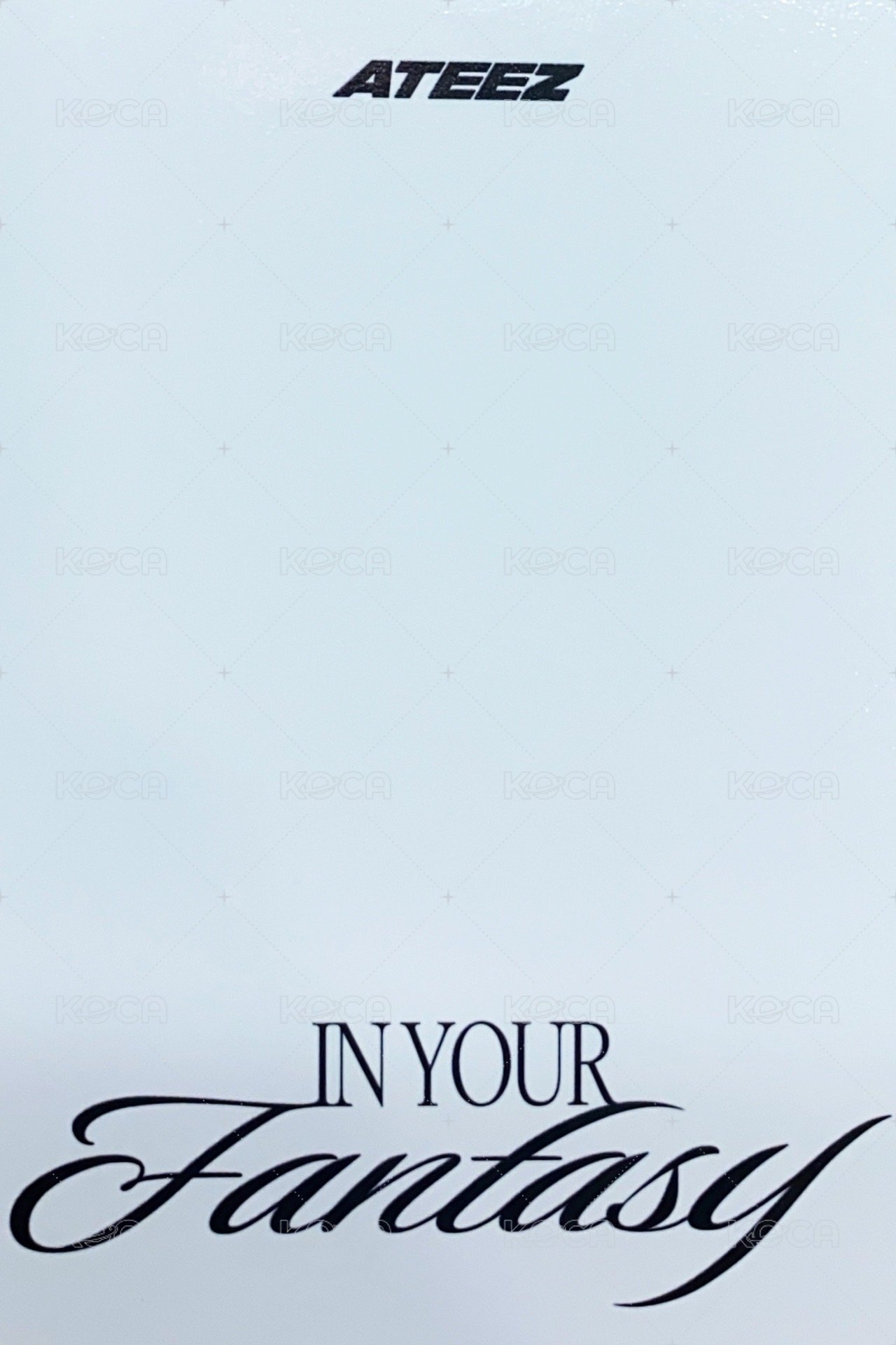 GOLDEN HOUR :  Part.3 In Your Fantasy 專輯卡 POCA BLACK ver. 背面