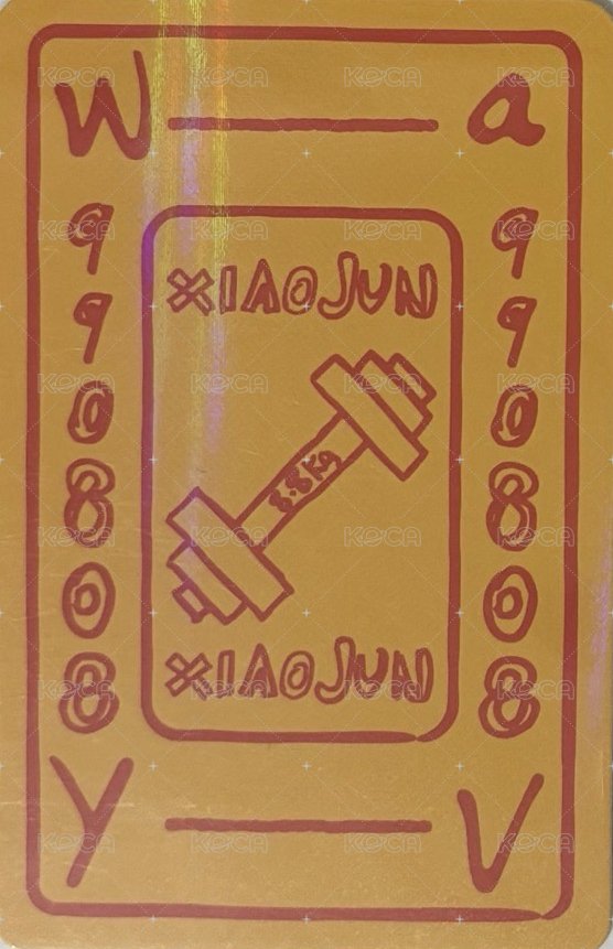 三週年 sm 幸運卡  正面