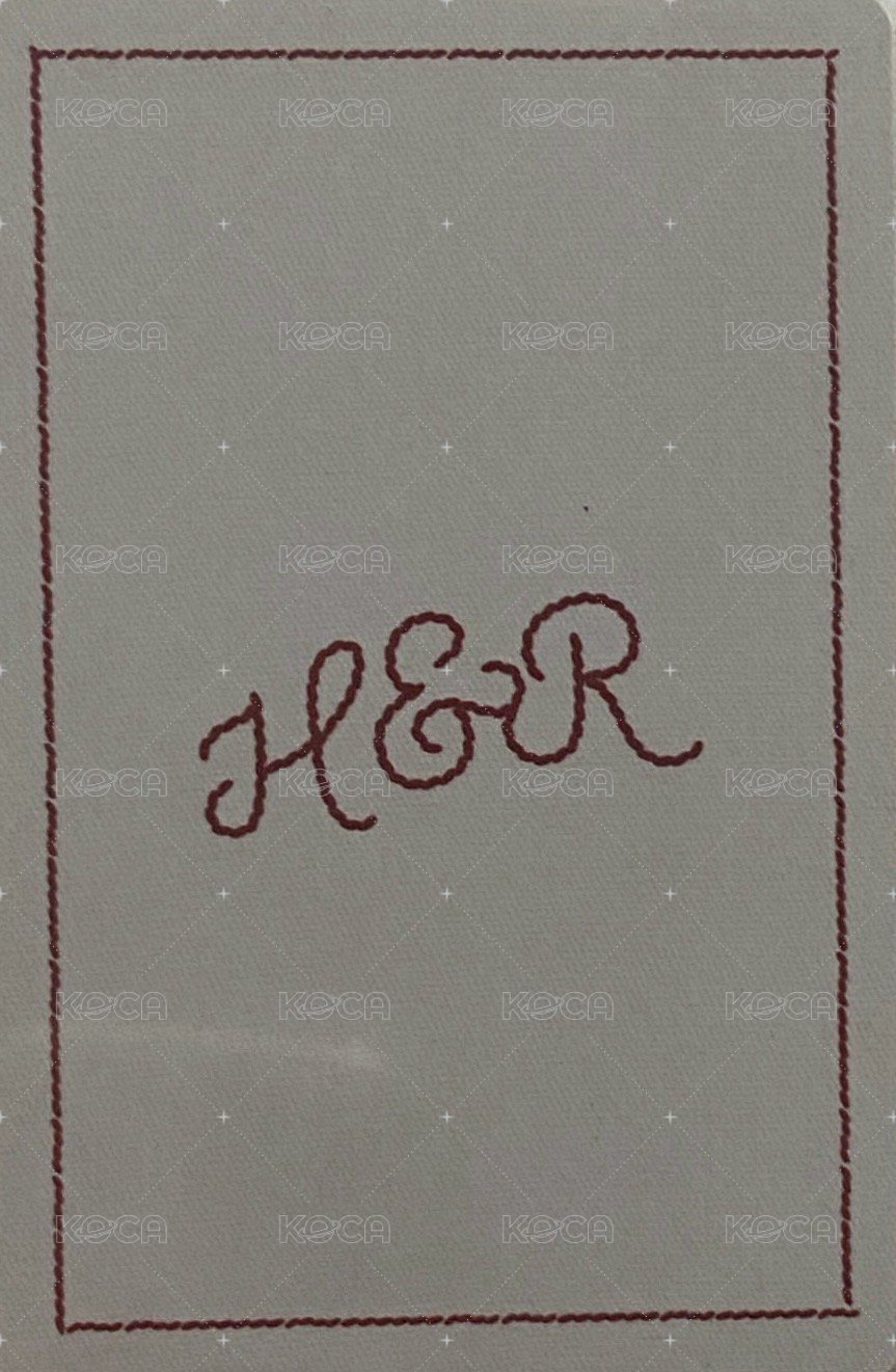 H&R年曆 年曆卡  背面