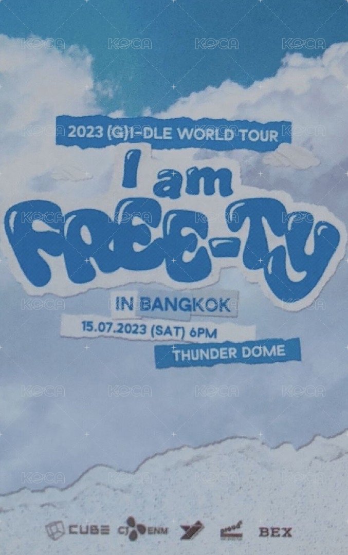 23世巡 入場卡 / 場限卡 泰國入場 背面