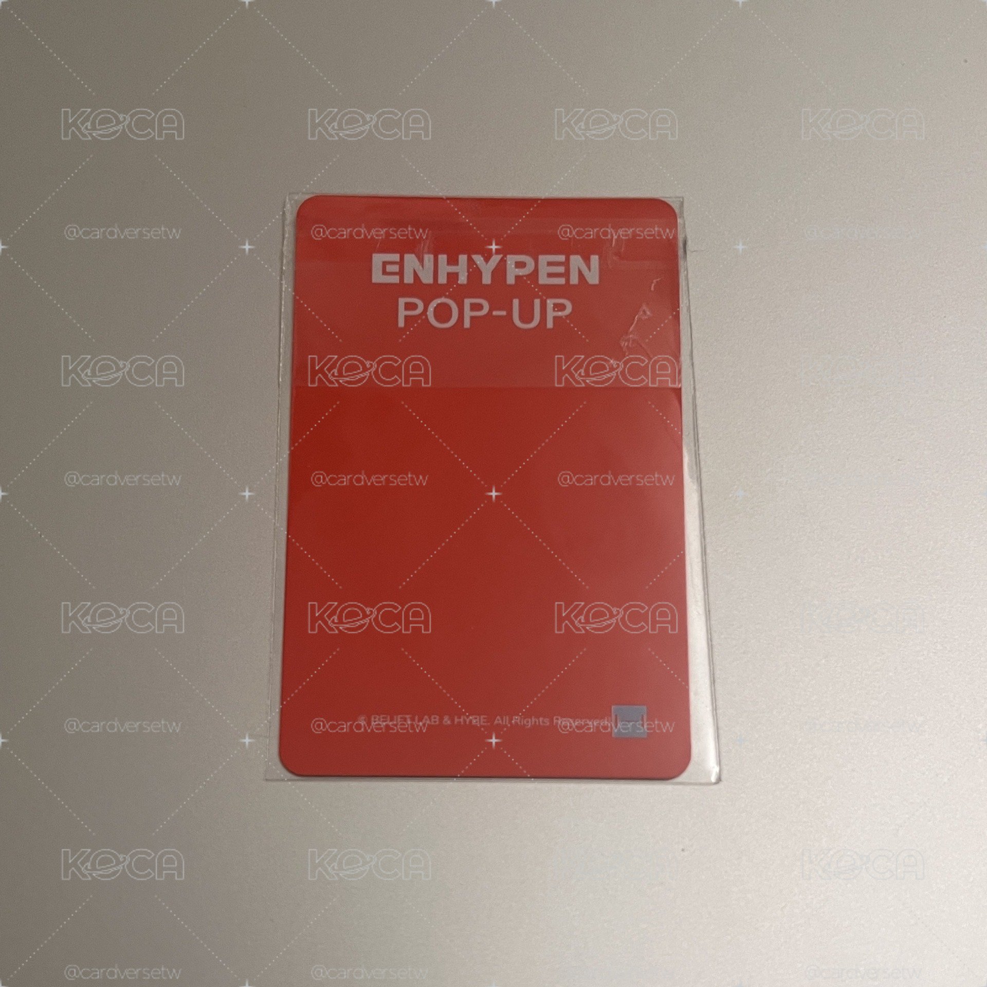 ENHYPEN JAKE 快閃店滿額卡