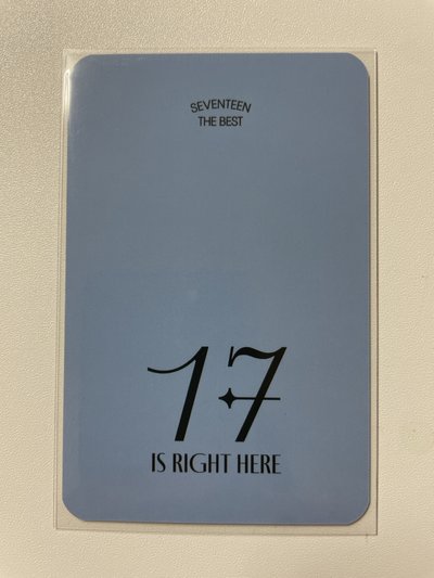 精選專 17is Right Here BR 簽售卡-Dino 李燦