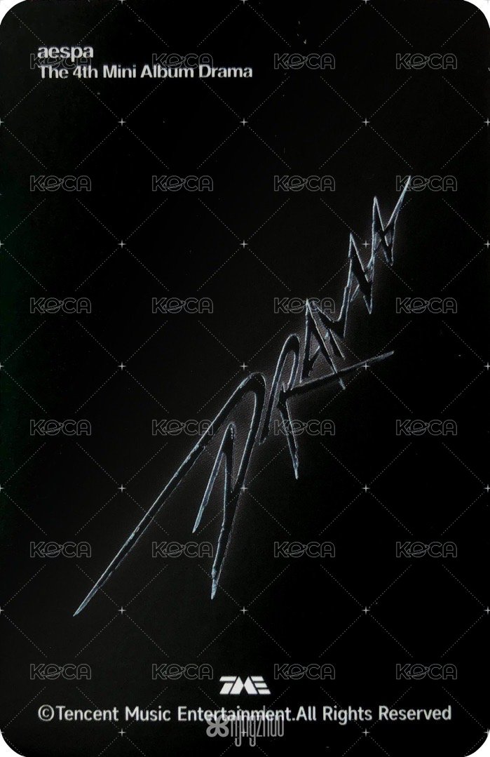 Drama QQ音樂 星光卡 四星吉 白帽吉 背面