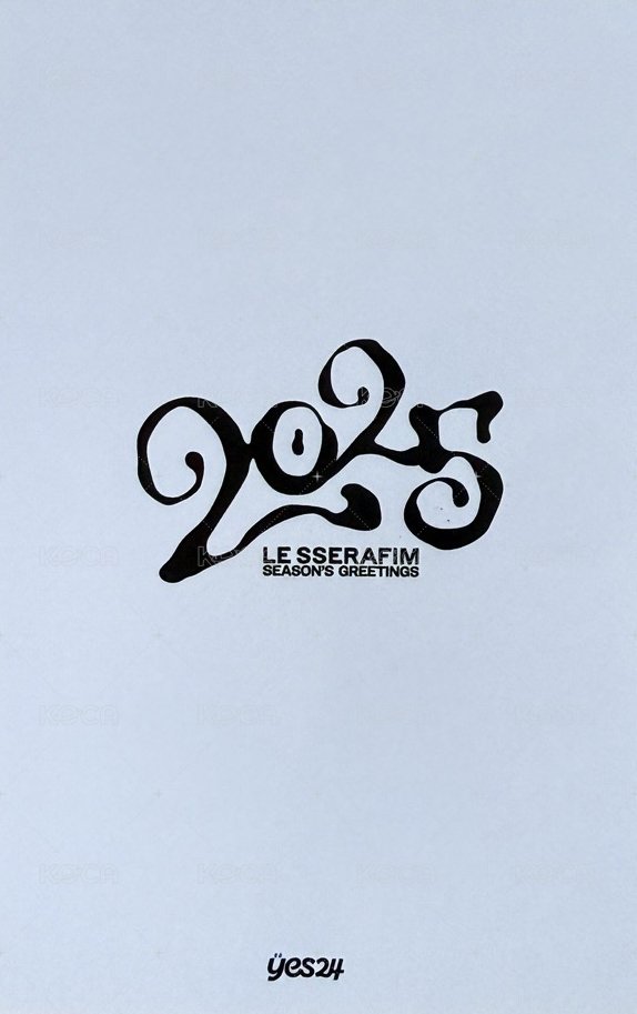 25’年曆 yes24 特典卡  背面