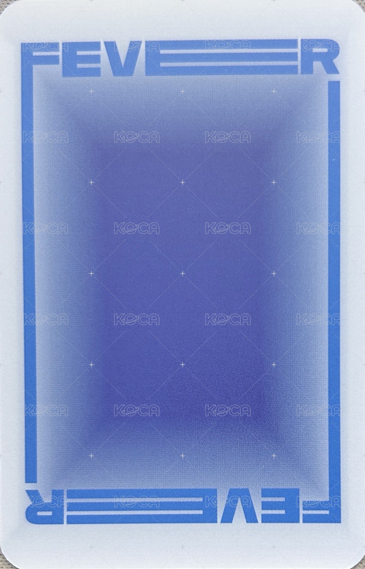 Fever pt.3 Kpopstore 4.0 簽售卡  背面