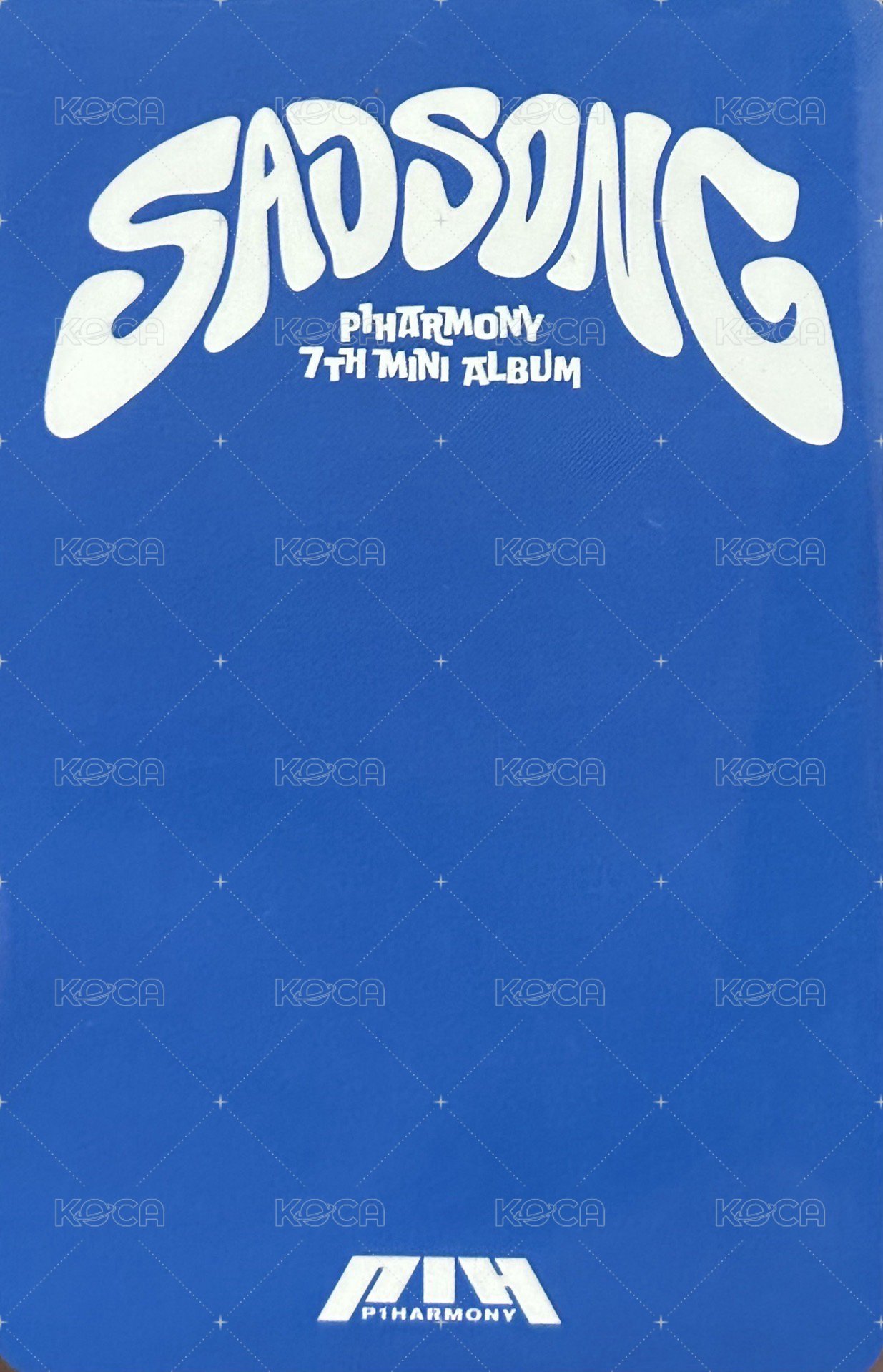 SAD SONG mp 線下 特典卡  背面