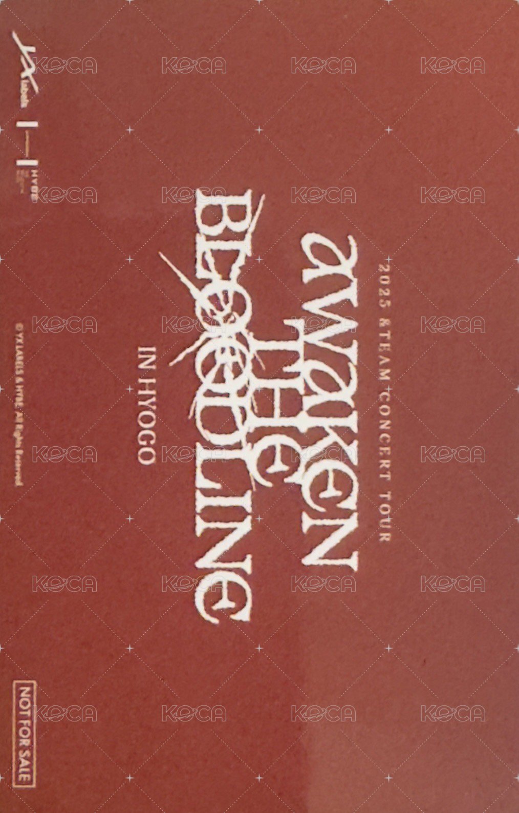 ATB 滿額卡 兵庫場 訊息卡 背面